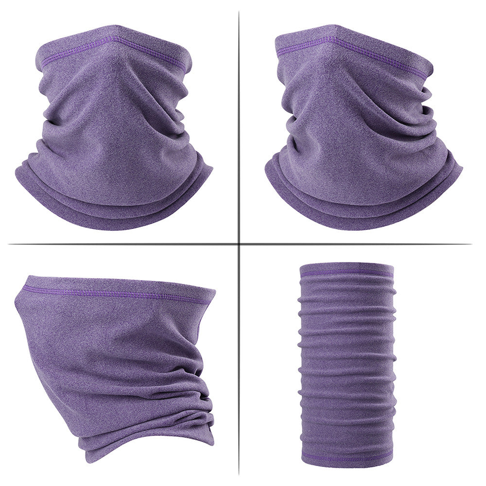 Winter Windproof Fleece Neck Gaiter Face Mask Scarf for Cold Weather