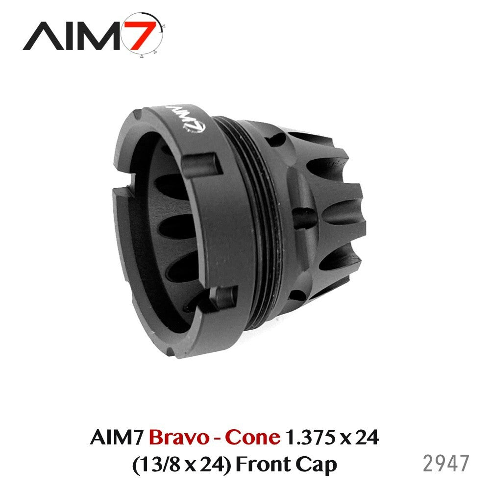 Aim7 Bravo Cone 1.375 x 24 Threaded Front Cap for Hub Mounts