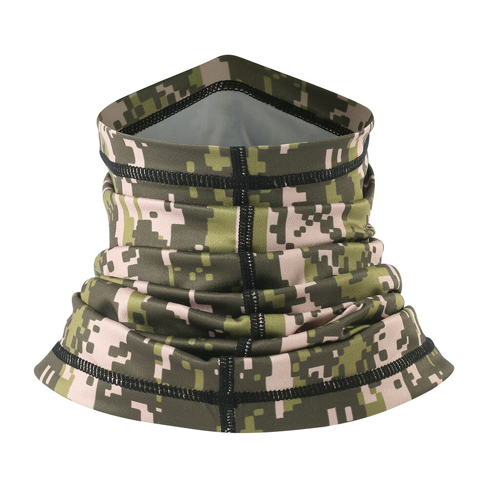 Breathable Tactical Balaclava Neck Gaiter Half Face Mask for Outdoor Activities