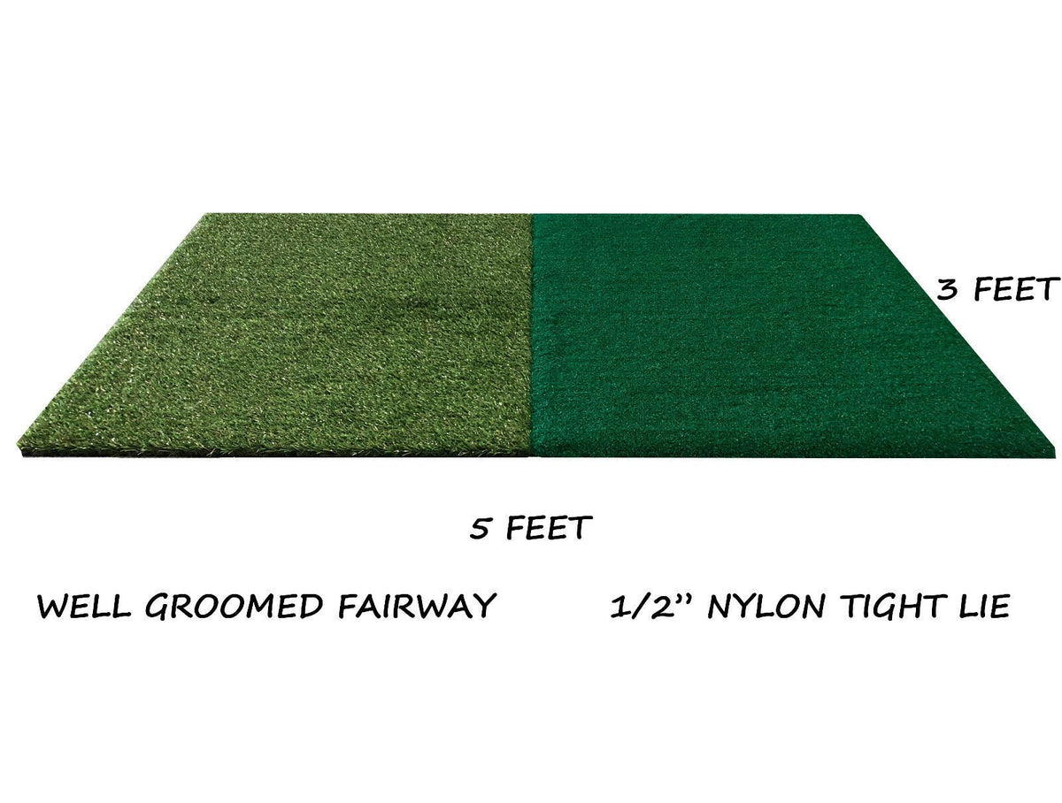 36x60 Golf Hitting Mat - Dual Synthetic Turf for Practice & Range