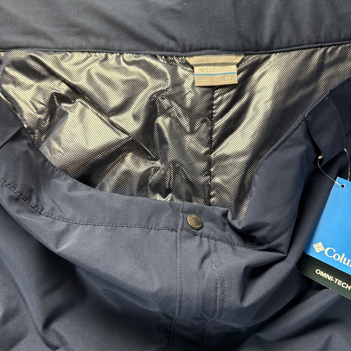 Men's Waterproof Snow Pants - Shafer Canyon Omni-Tech 6X Long Navy