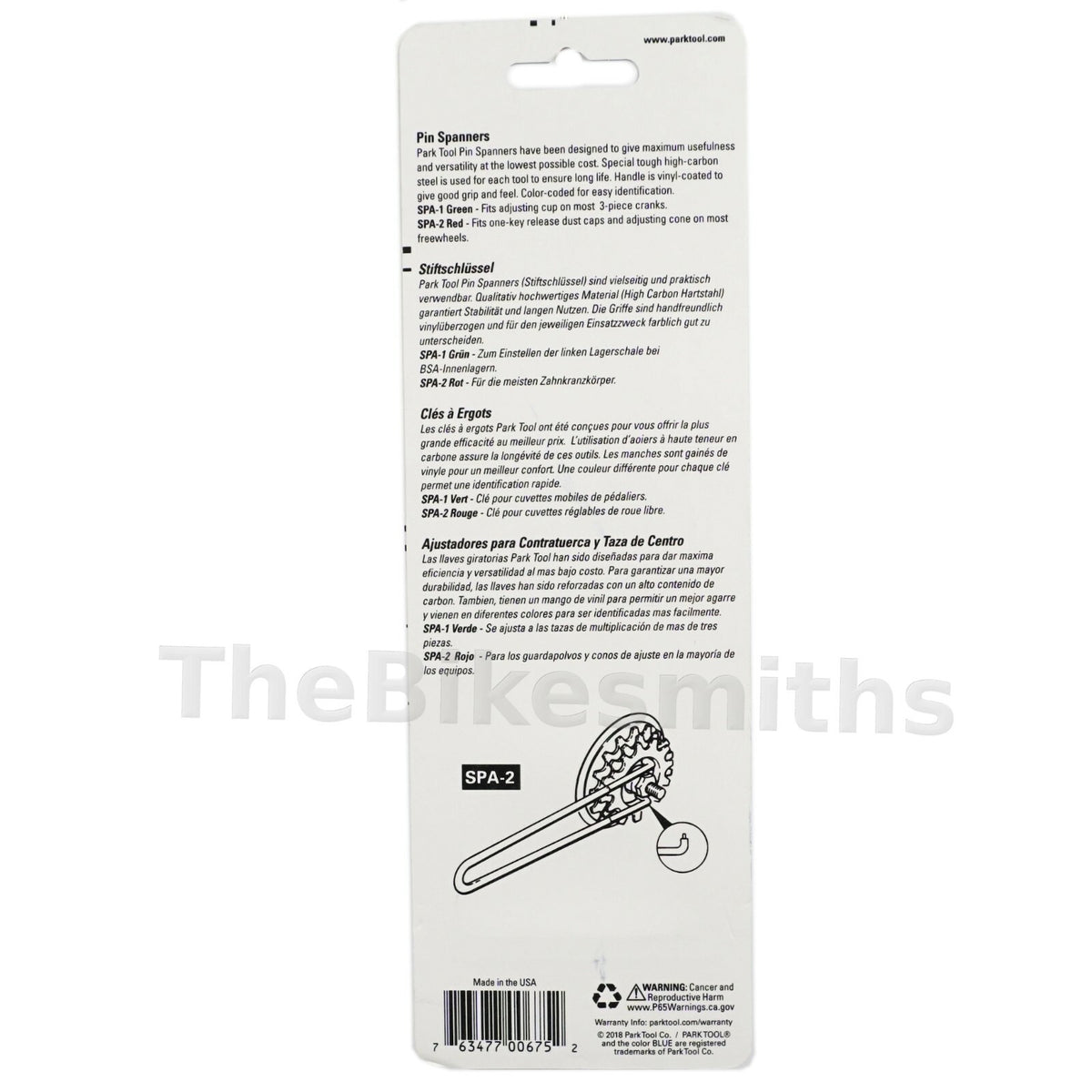 Bike Bottom Bracket Wrench - Professional Cluster Cone Pin Spanner Tool