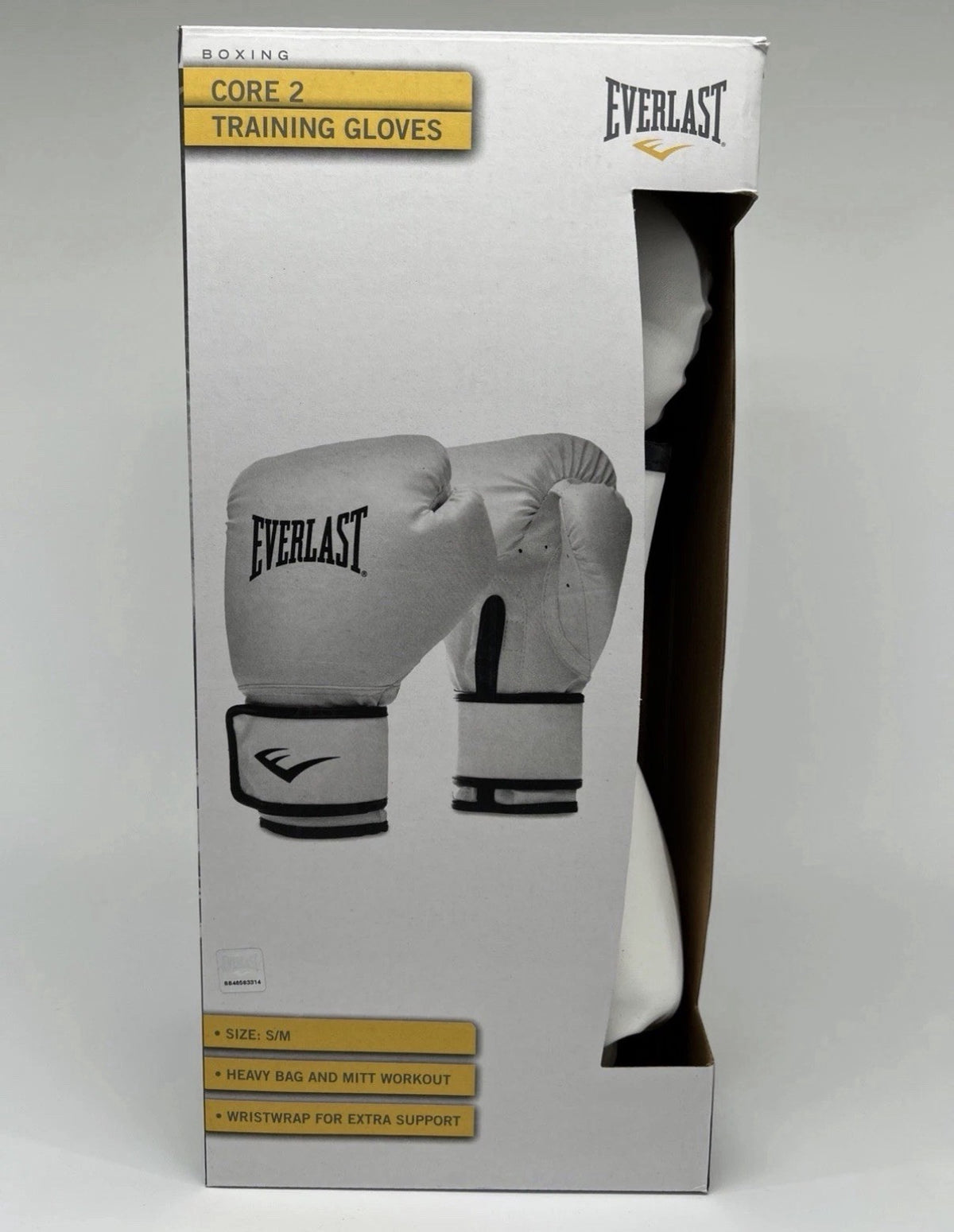 Everlast Core 2 Boxing Training Gloves S/M - Unisex Support & Durability