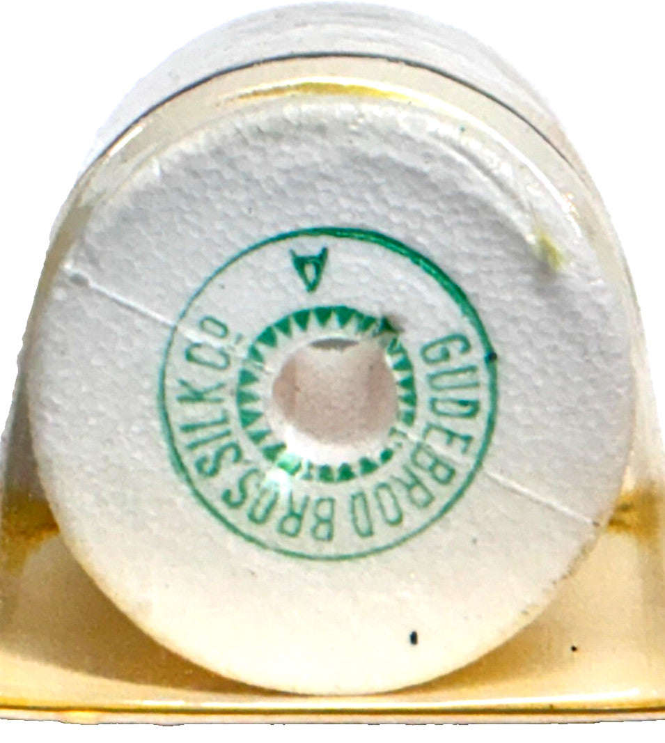 Set of 3 Yellow Nylon Thread Spools - Fine Type A for Fly Fishing