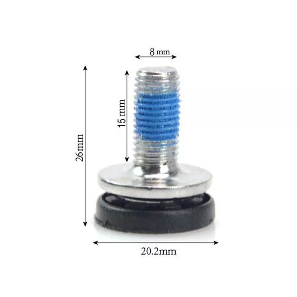 Stainless Steel Bicycle Bottom Bracket Crank Bolts 2-Pack for Square Taper Axle