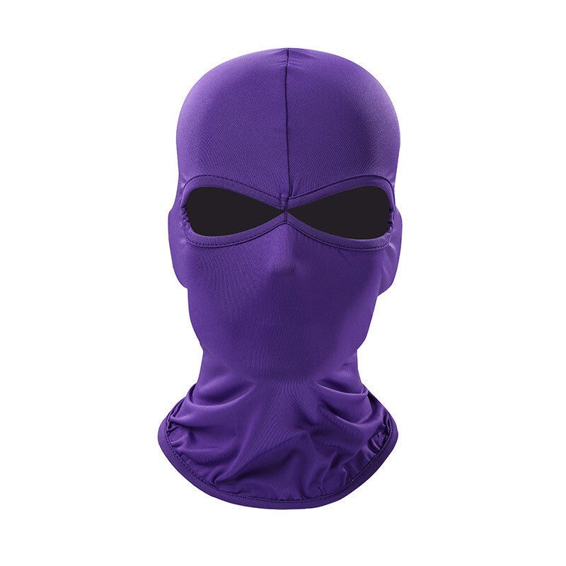 Unisex Full Face Mask with 2 Holes UV Sun Protection Ski Mask for Men Women