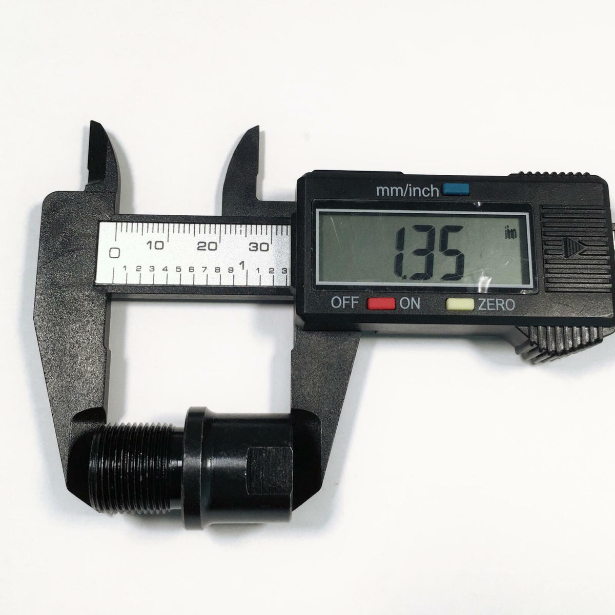 Steel Thread Adapter 1/2x28 to 5/8x24 - Heavy Duty Gun Part Fitting
