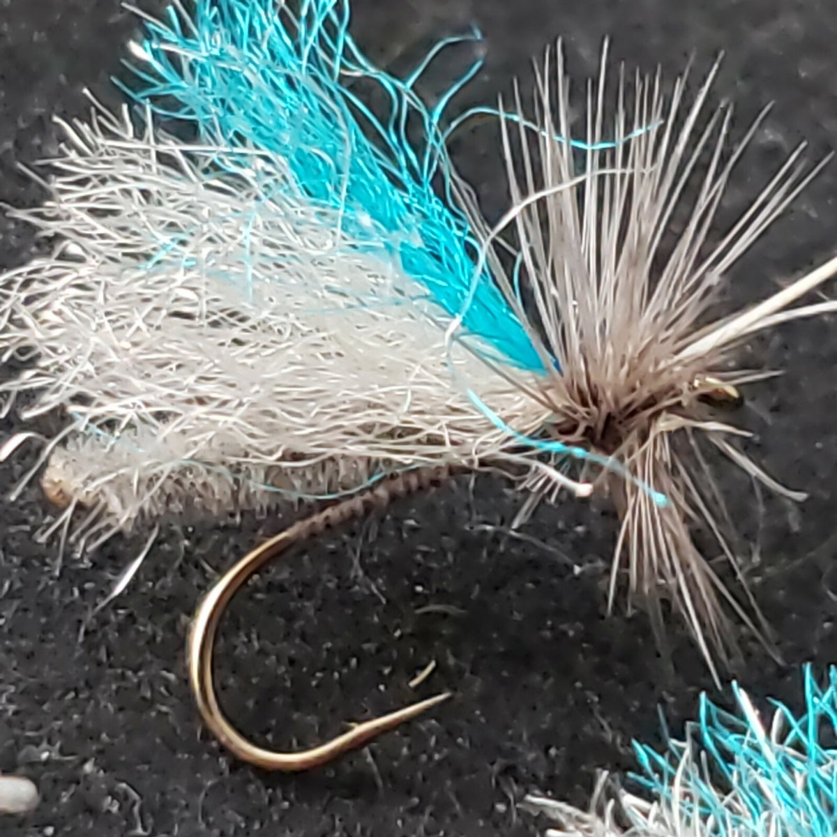 Fly Fishing Flies - Size 18 Gray Caddis Slick Water Artificial Baits