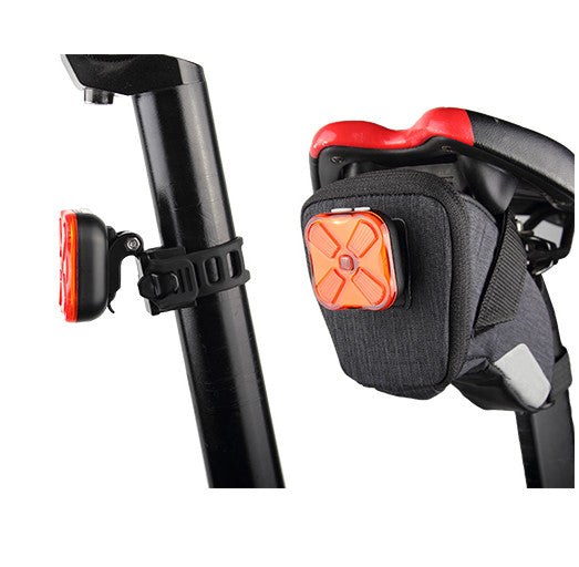 USB Rechargeable Bike Tail Light 50 Lumens with Warning Mode and Multiple Mounting Options