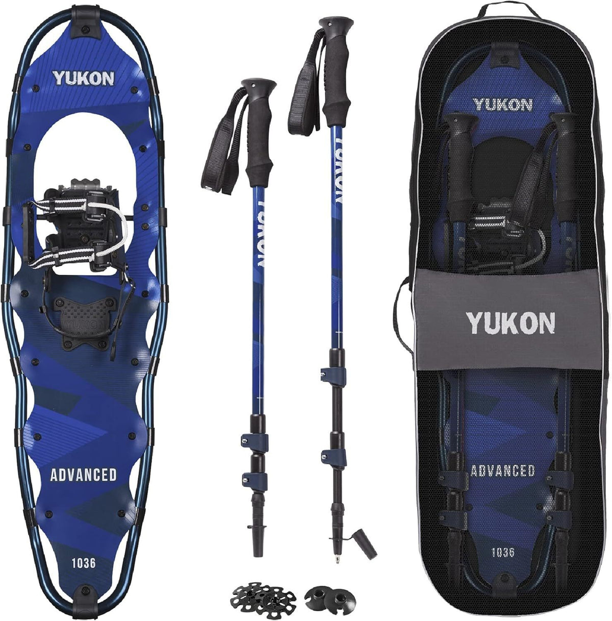 Snowshoe Kit with Durable Aluminum Frame & Easy Bindings for Winter Hiking
