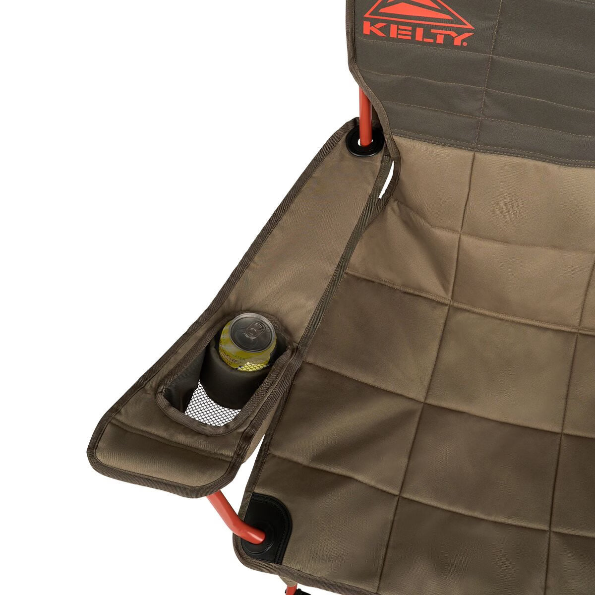 Portable Folding Camping Chair with Adjustable Armrests and Cup Holder