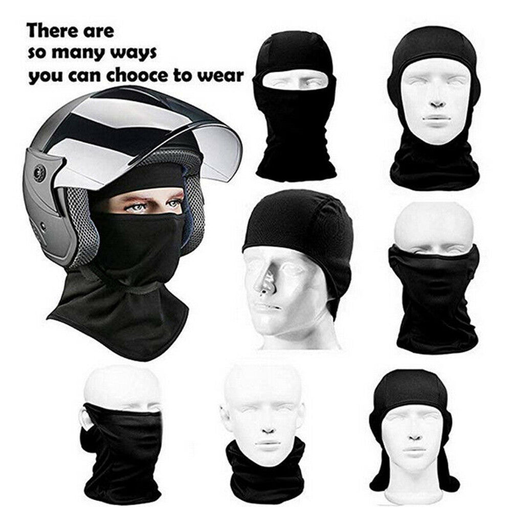 Breathable Full Face Mask for Motorcycle Riding Sun UV Protection