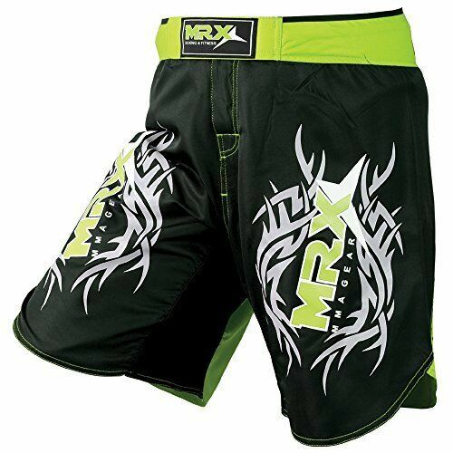 Mens MMA Fight Shorts Grappling Shorts Muay Thai Kick Boxing Cage Fighting