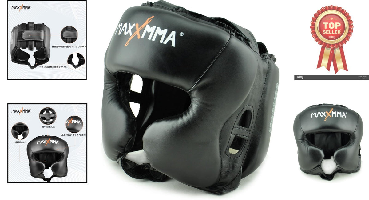 L/XL Boxing Headgear with Adjustable Foam Protection for MMA & Sparring