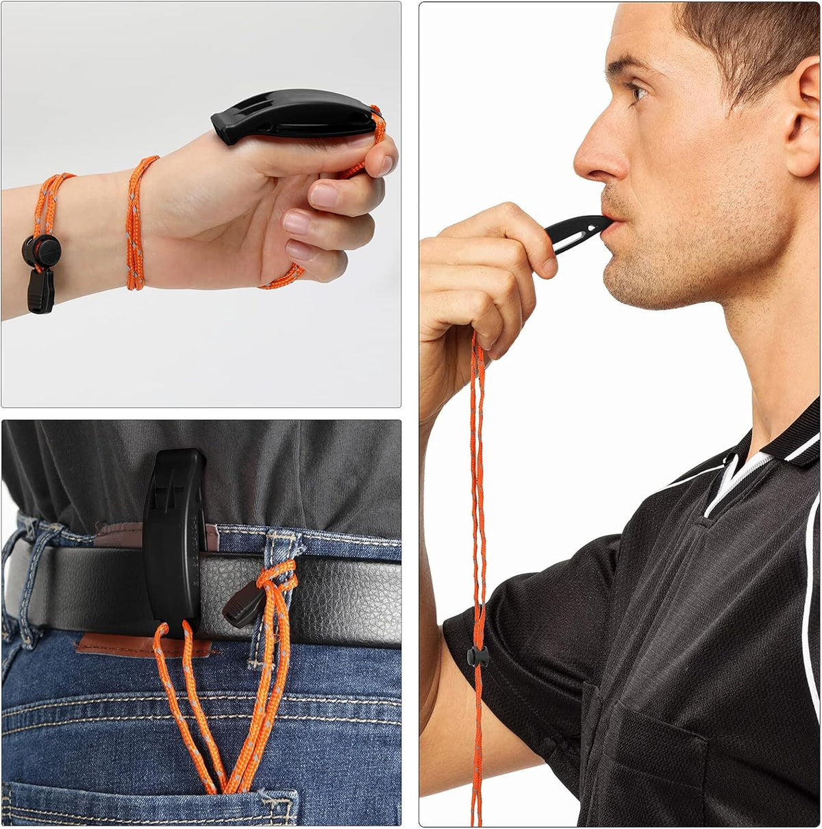 Super Loud Emergency Whistle with Float & Lanyard for Kayak Safety
