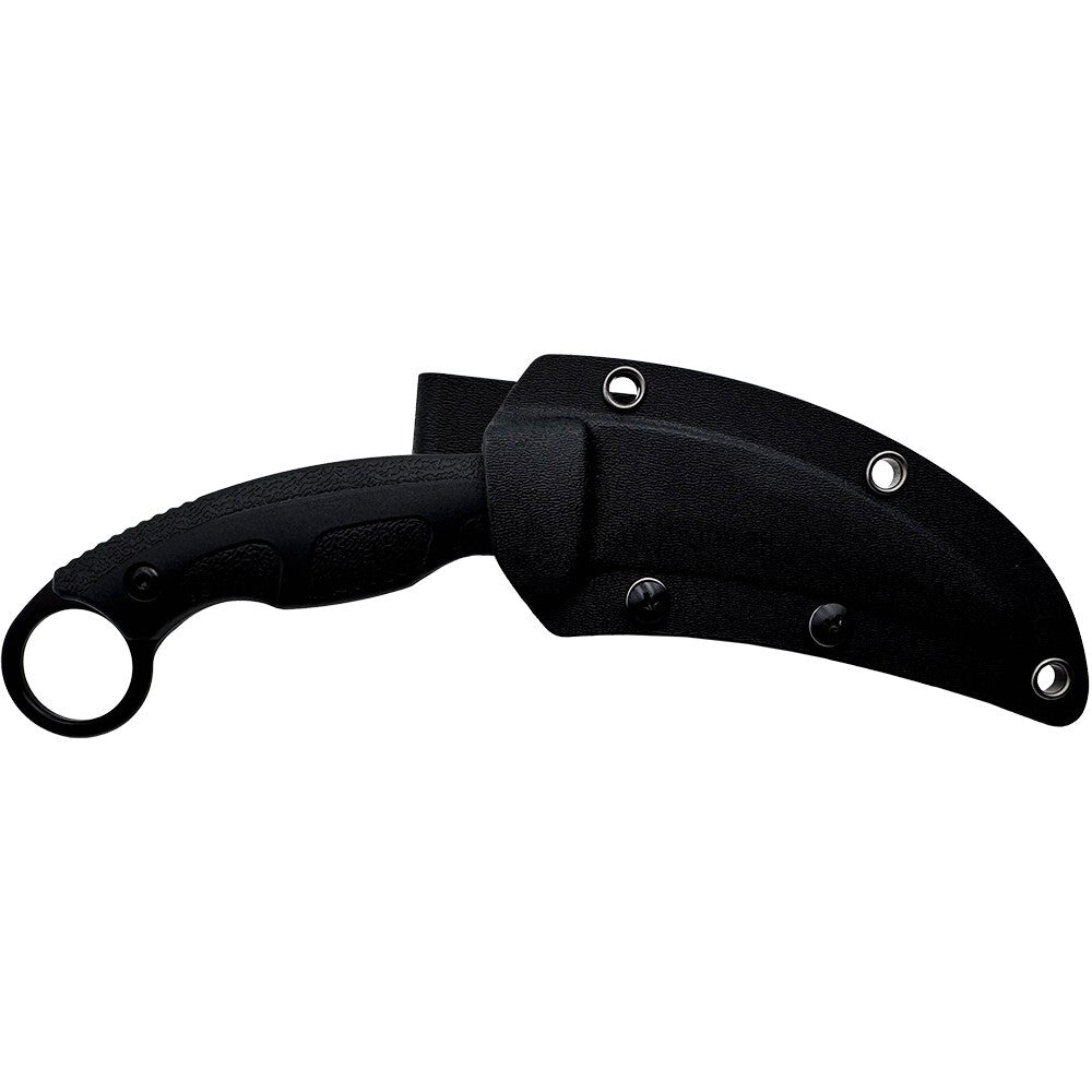 Fixed Blade Karambit Knife with Black Sheath - 3.15 Inch D2 Steel, EDC Ready