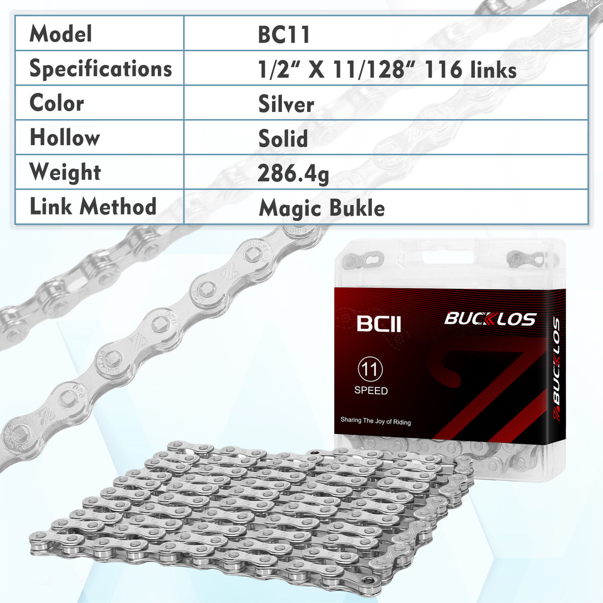 Bike Cassette and Chain Set for Shimano SRAM 8-12 Speed, 11-52T