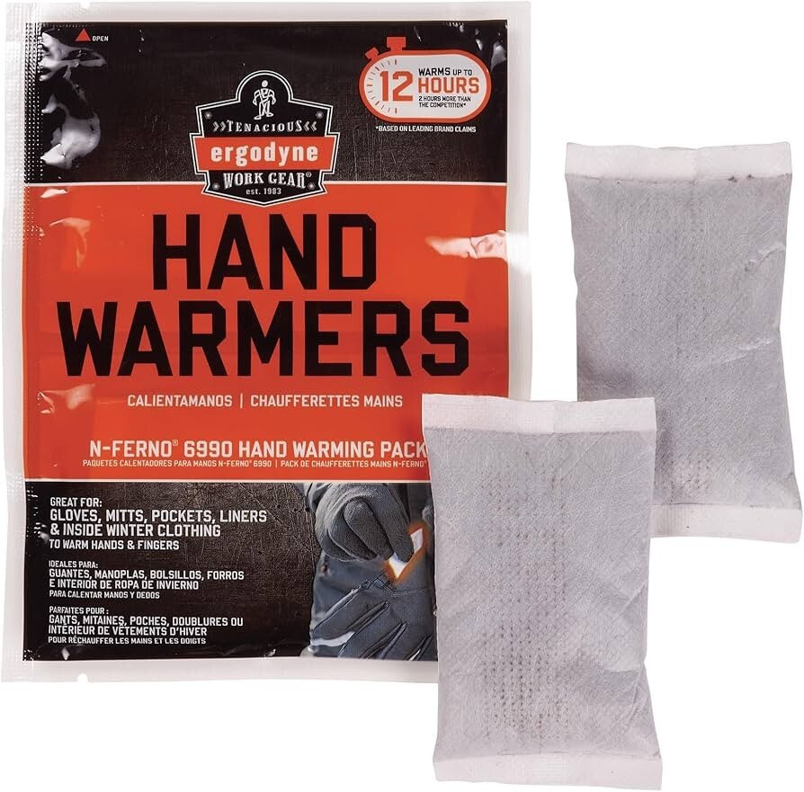 12 Hour Body & Hand Warmers Pack for Outdoor Sports Hunting Fishing