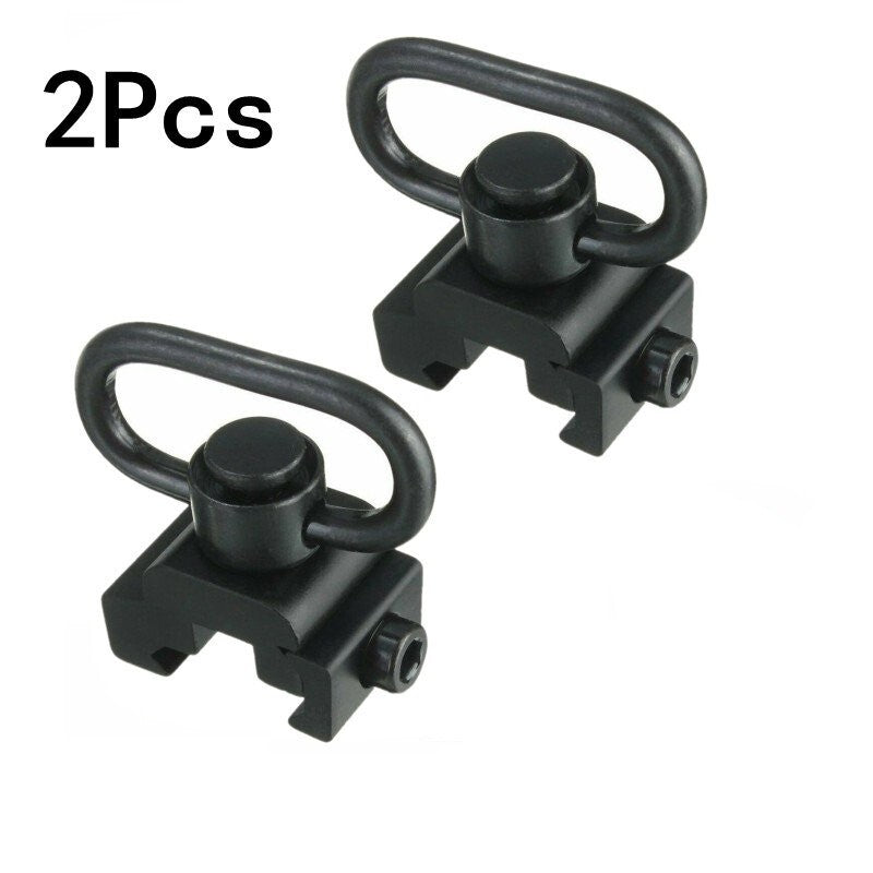 2 Point Rifle Sling with Quick-Detach QD Swivels & Mounts