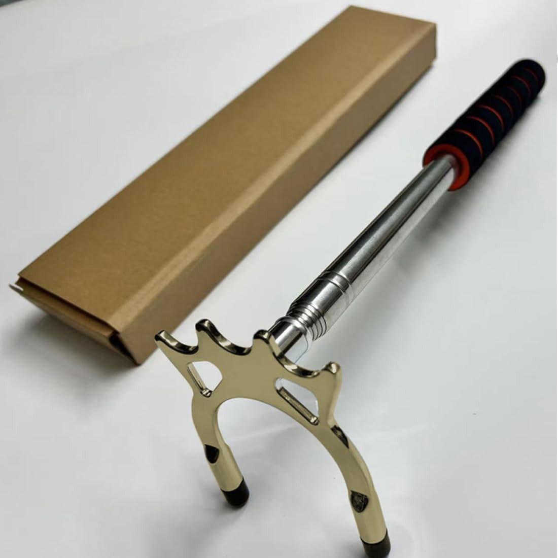 Retractable Billiards Bridge Stick with Brass Head – Extendable Cue Bridge