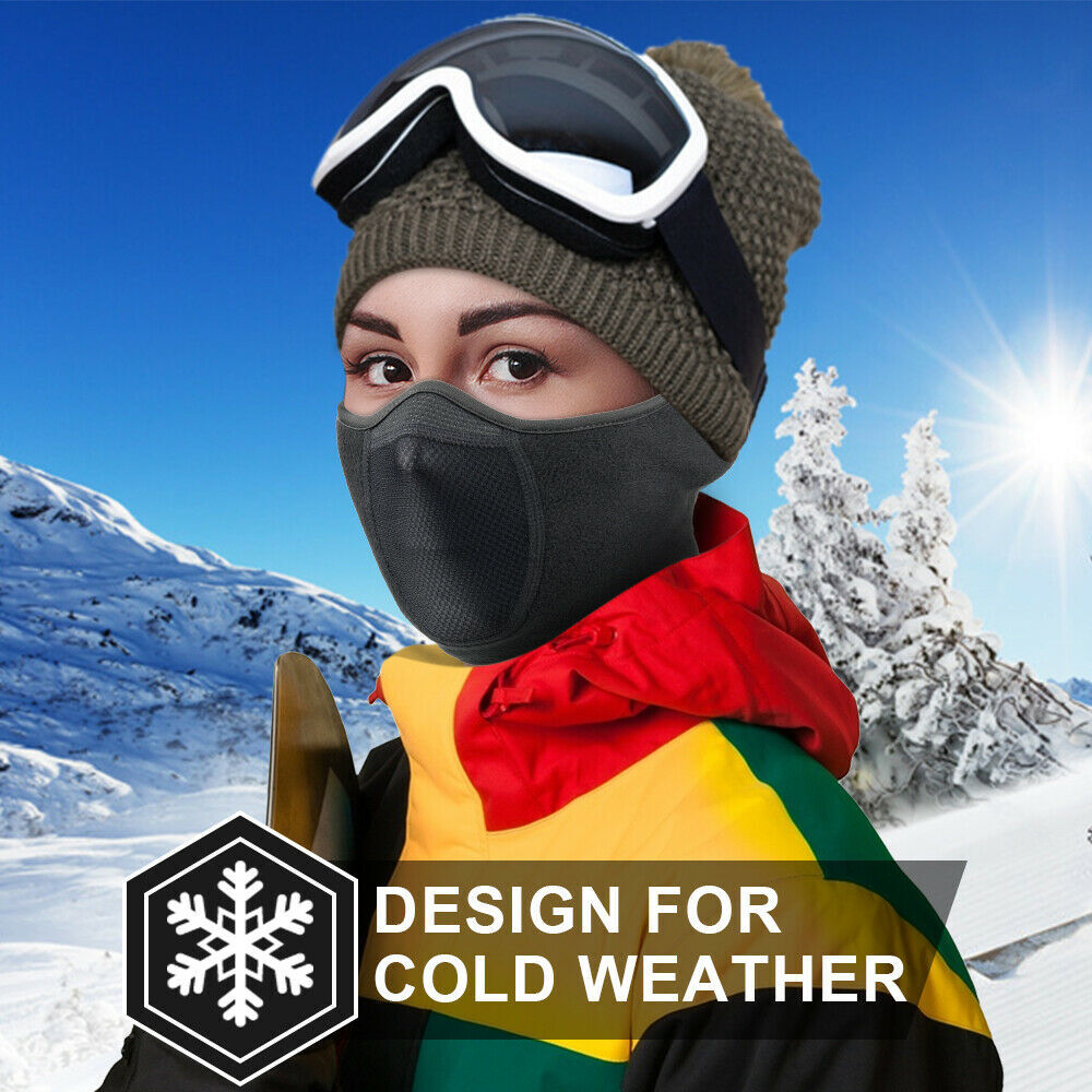 Winter Windproof Ski Face Mask with Ear Cover for Cold Weather Riding