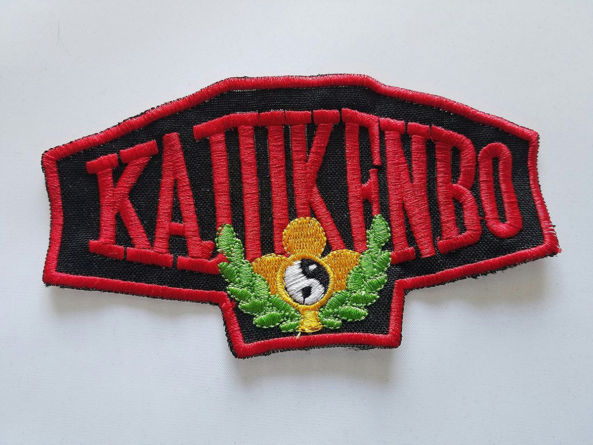 Martial Arts Patch Yin Yang 5 Inch Embroidered Sew-On or Heat-Backed