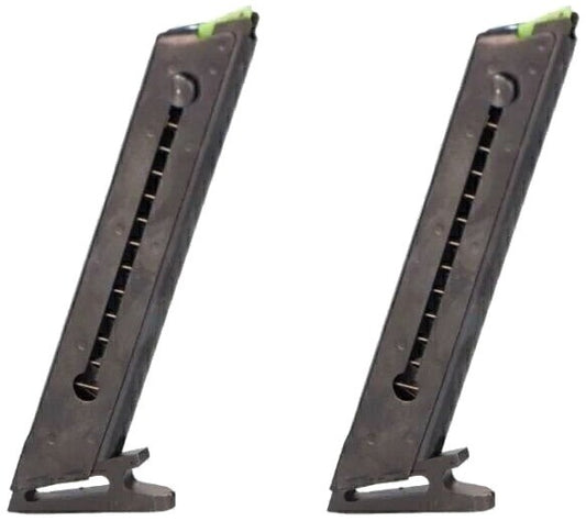 2-Pack High Standard Military Model .22 LR Magazine - Blue Steel 10-Round