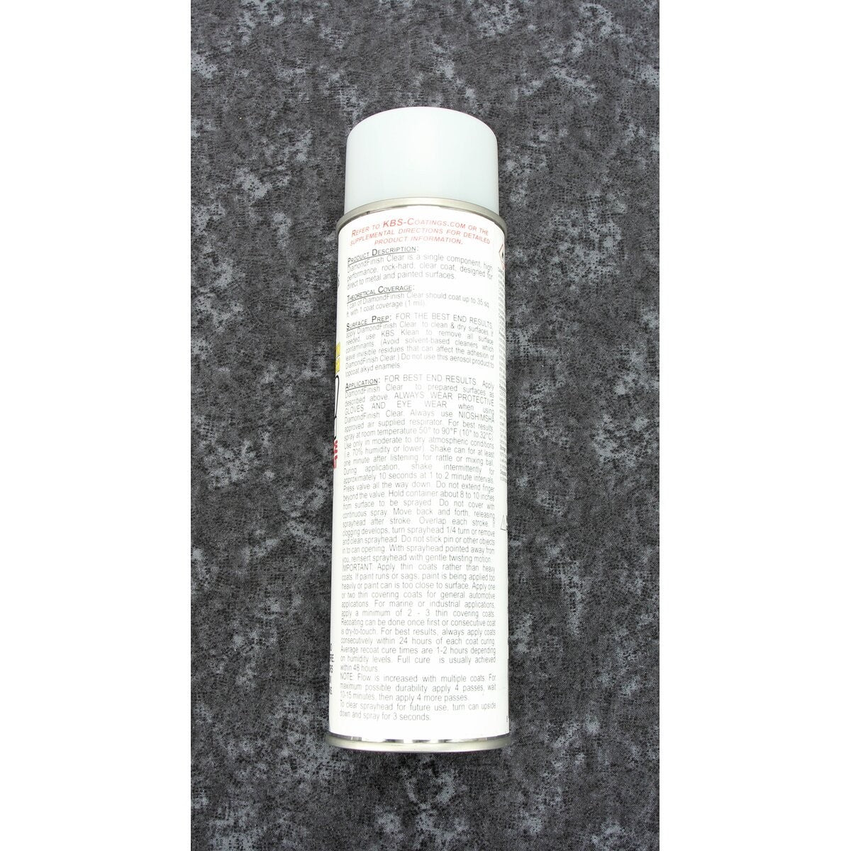 Satin Clear Diamond Finish Top Coat Spray 16oz - Durable Protective Sealant