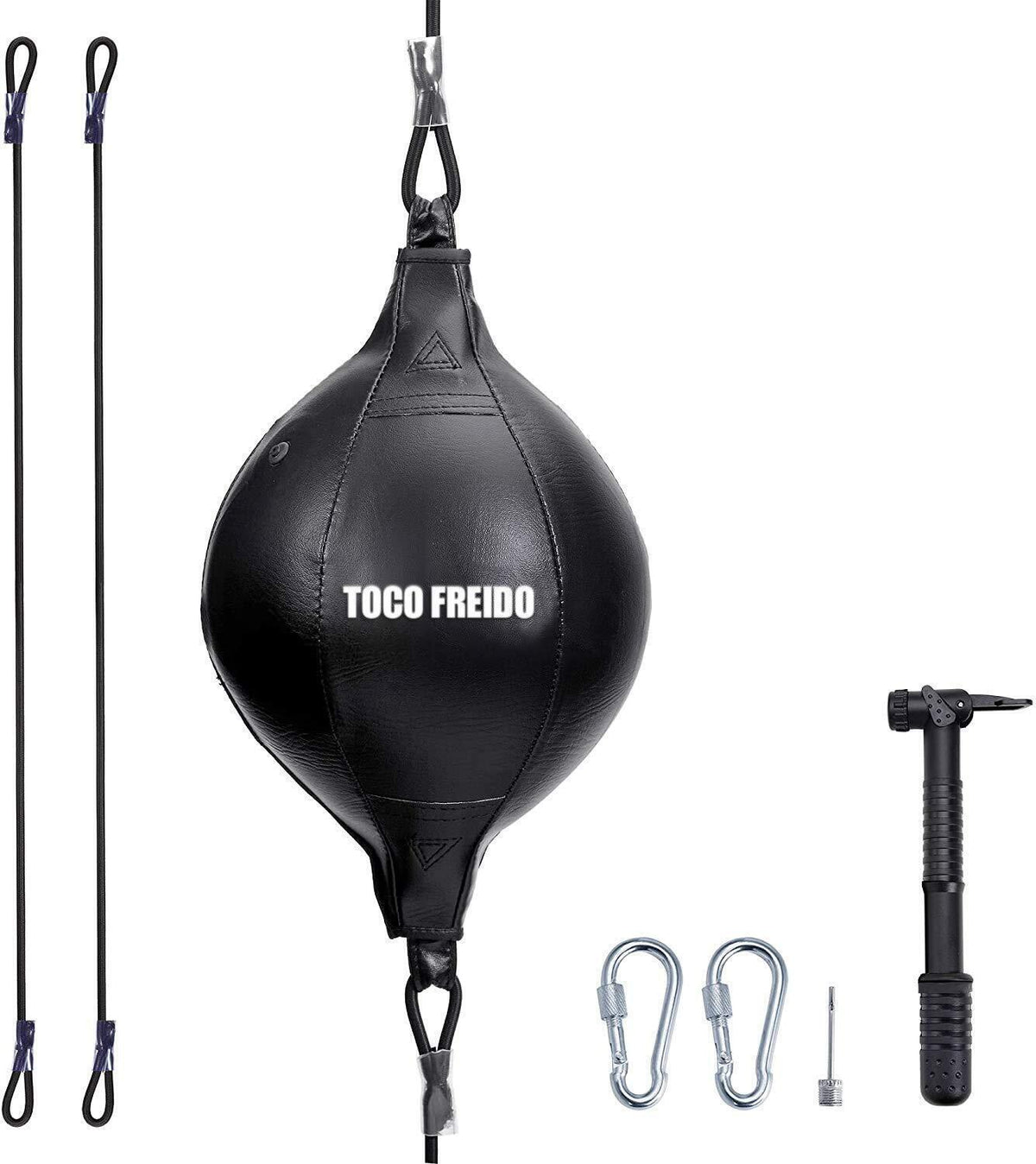 Double End Punching Ball with Speed Bag and Adjustable Headband for Boxing Training
