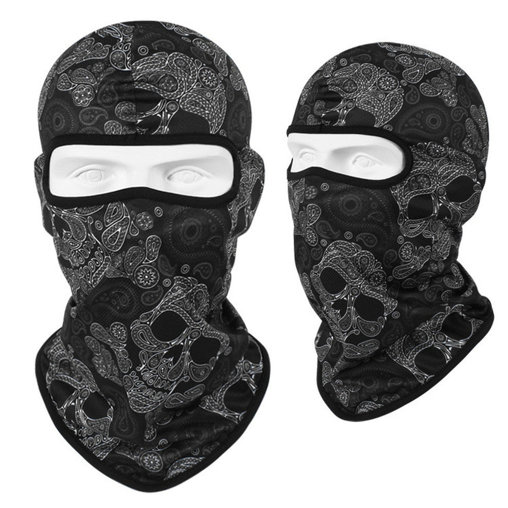3D Ghosts Skull Balaclava Cycling Motorcycle Face Mask Halloween Cosplay