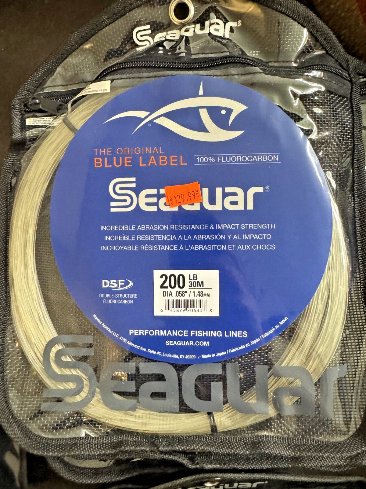Fluorocarbon Fishing Line Coil 30M High Strength Saltwater Leader Line