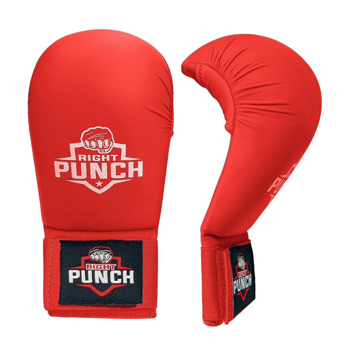 Karate Sparring Gloves for Training & Combat - PU Leather, Lightweight & Durable