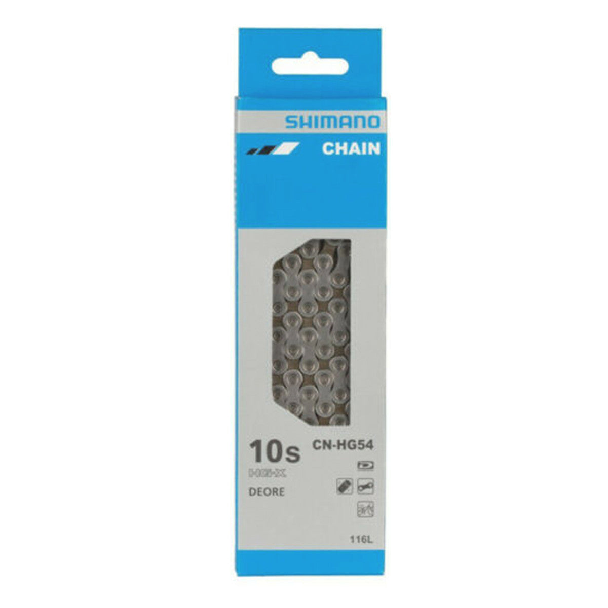 10 Speed Bike Chain CN-HG54 Deore MTB Chain 116 Links Silver