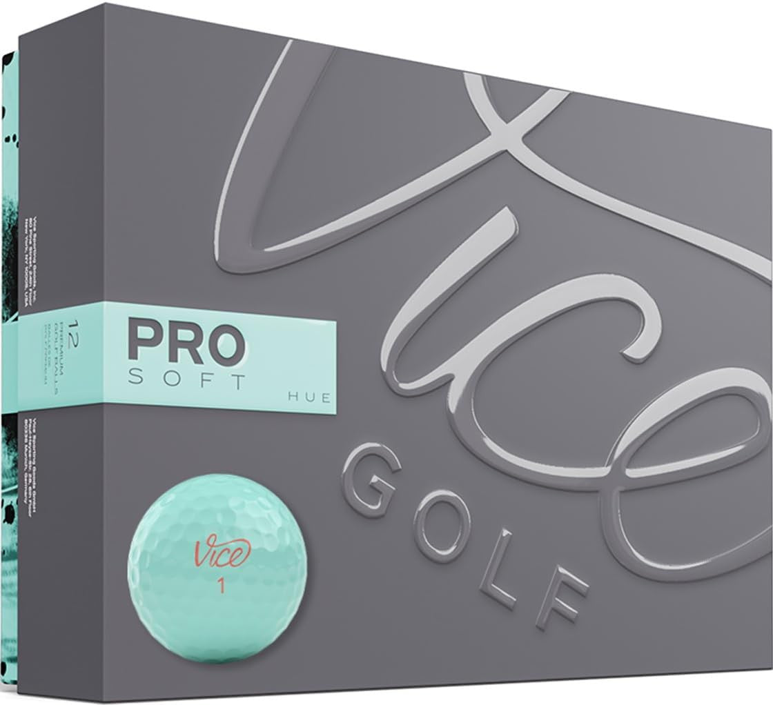 Pro Soft Golf Balls - High Spin Control, Soft Feel for Medium & Low Swing Speeds