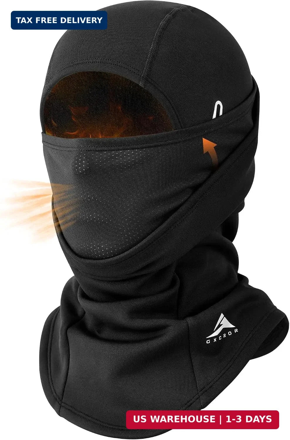 Unisex Thermal Ski Mask for Men & Women, Windproof Snow Face Cover