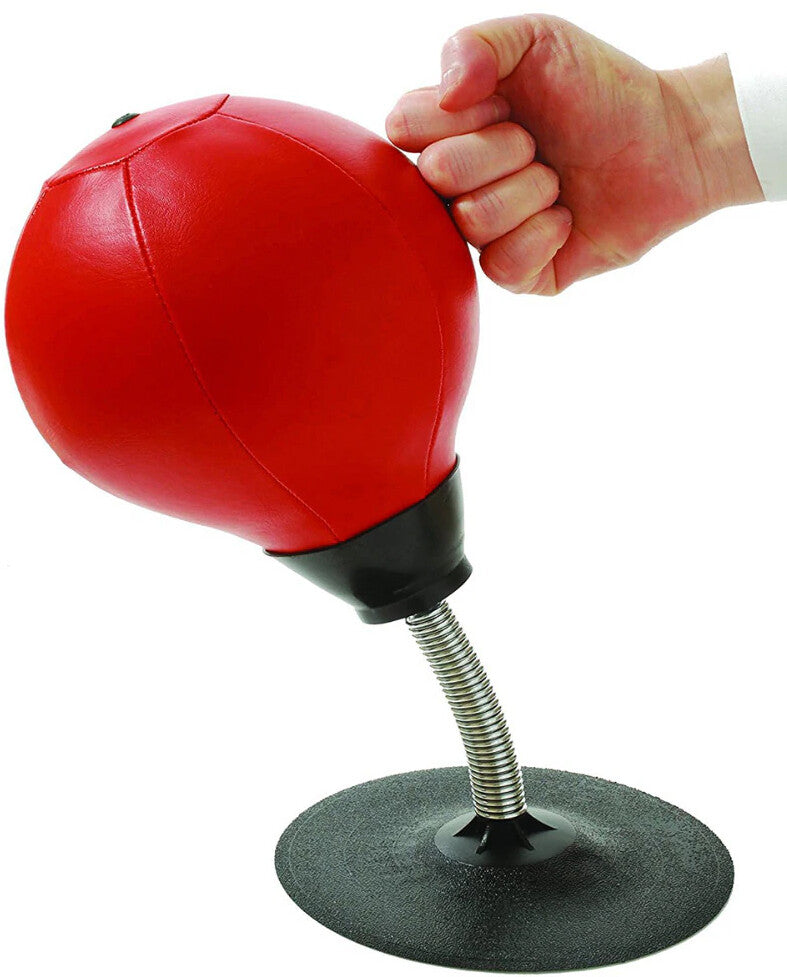 Stress Relief Desktop Punching Ball with Air Pump - Tabletop Boxing Bag