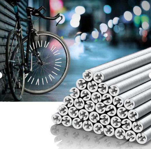 Bike Spoke Reflectors Set - 36 Waterproof 360° Visibility Bicycle Safety Accessories