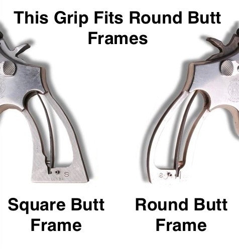 Pachmayr Compact Revolver Grip for S&W J Frame Round Butt