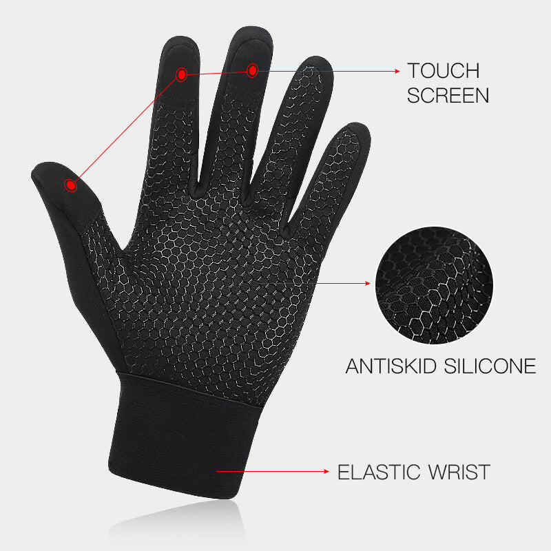 Winter Waterproof Touch Screen Ski Snow Gloves for Men Women - Thermal & Windproof