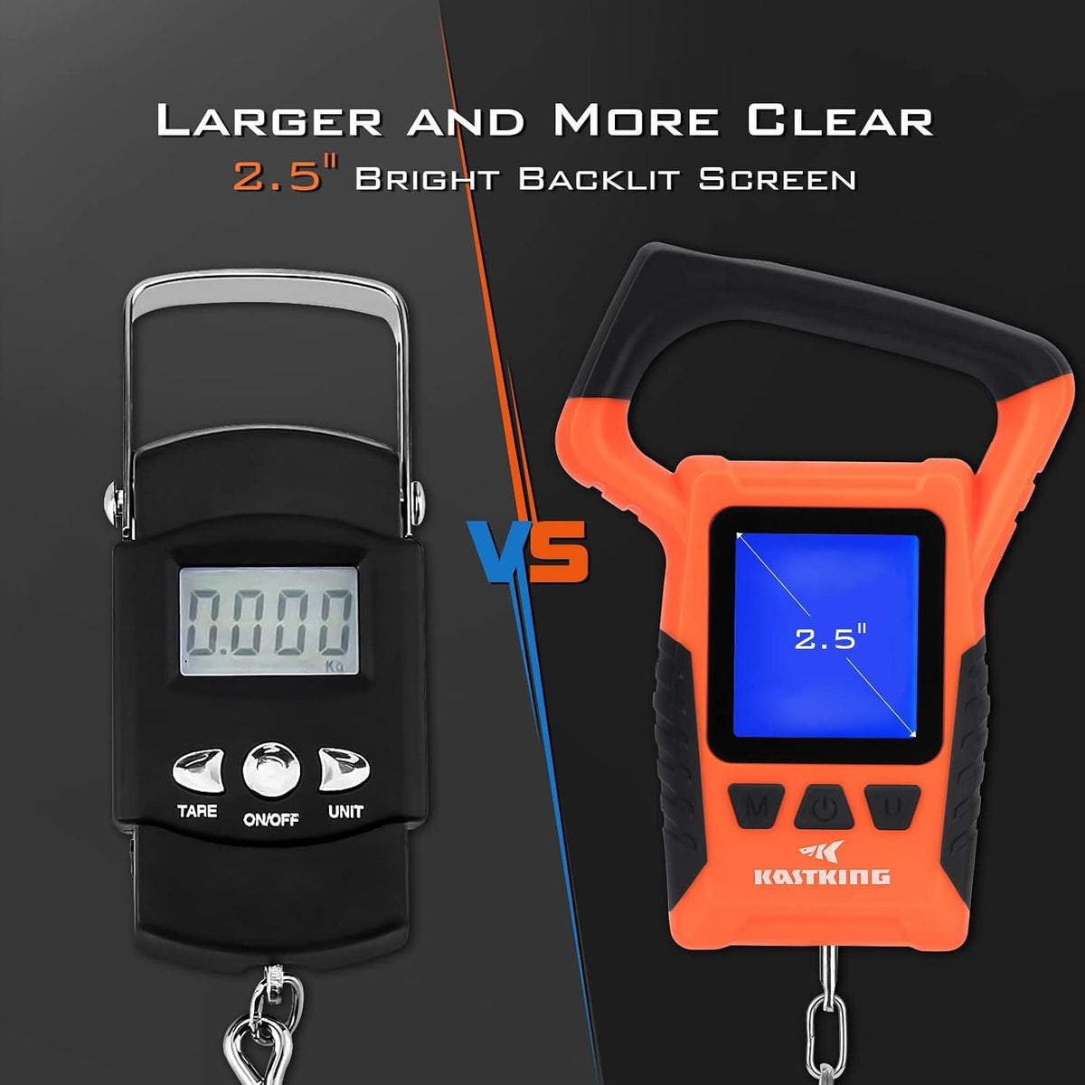 Floating Waterproof Digital Fish Scale with Large Display & Memory