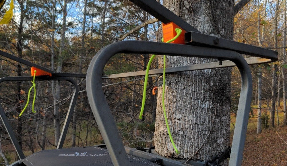 Tree Stand Shooting Rail Elevation Wedge Pair - Adjustable Rifle Rest, Made in USA