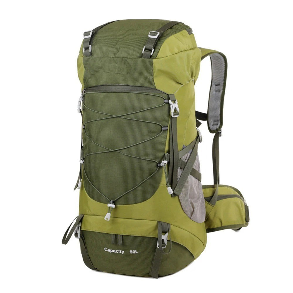 Lightweight 50L Hiking Backpack with Rain Cover - Breathable & Durable