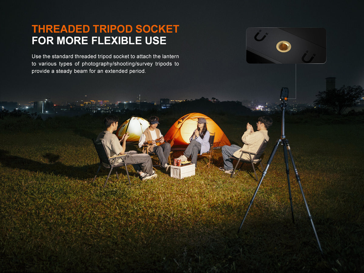 Rechargeable Camping Lantern with 1600 Lumens, USB-C, Flood & Spot Modes