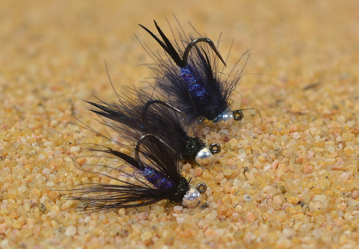 Purple Reign Tungsten Jig Head Fly for Fly Fishing - Multiple Sizes
