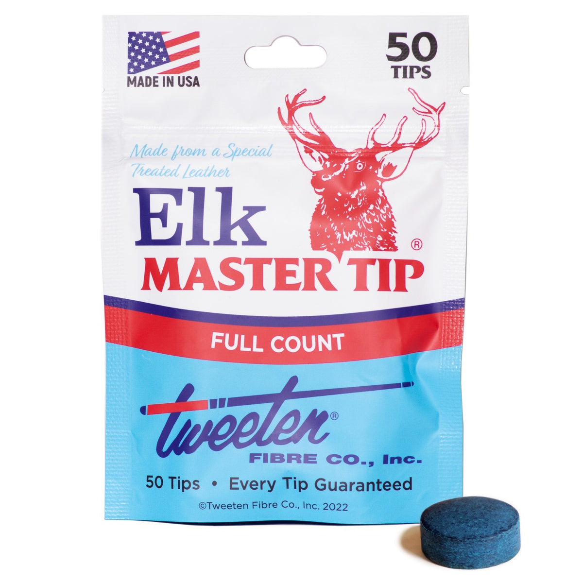 Elk Master Billiard Cue Tips - Soft Hardness, Multiple Diameters