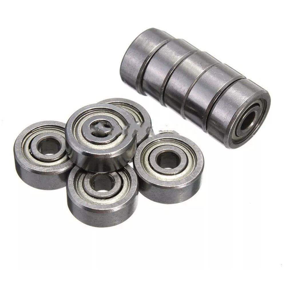 10 Pack Stainless Steel Fishing Reel Ball Bearings 3x10x4mm - Spinning & Baitcasting