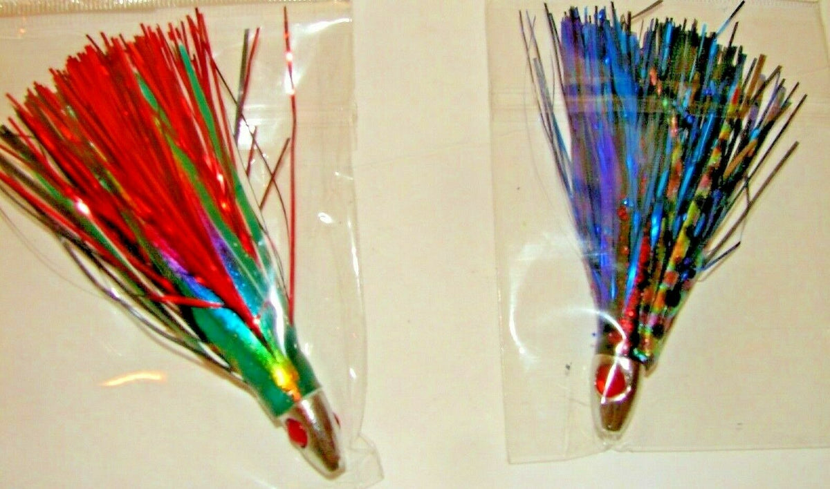 Saltwater Trolling Fishing Lure Set - Big Game Offshore Fish Baits (5 Pack)