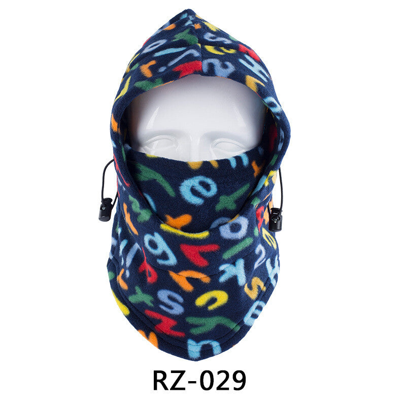 Unisex Winter Balaclava Face Mask with Camo Pattern - Windproof Fleece Hat Hood for Hunting & Skiing