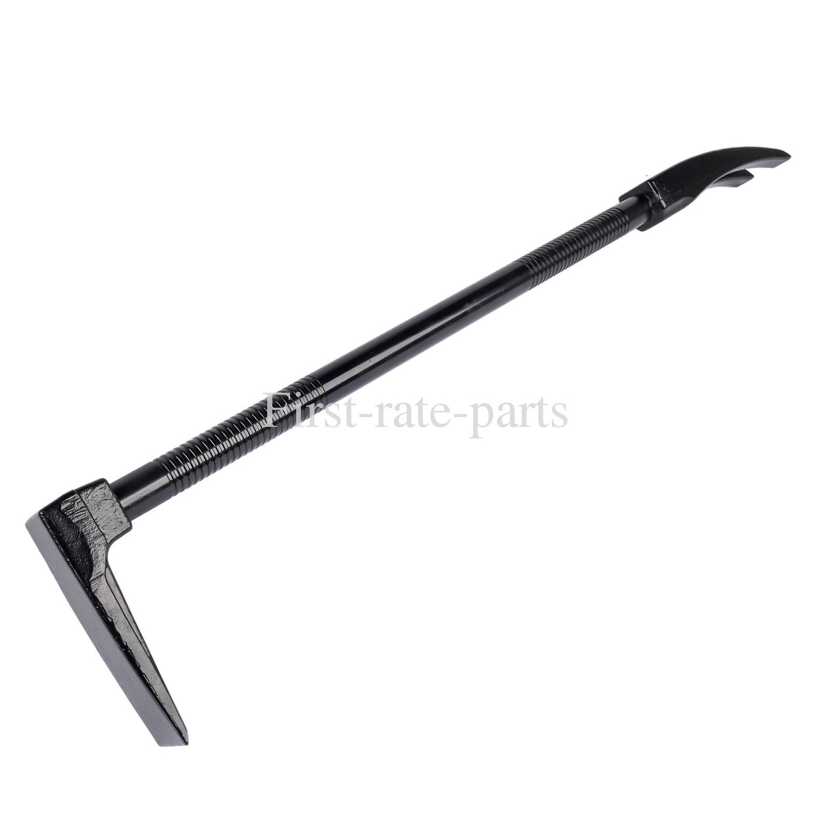 30-Inch Black Breacher Pry Bar - Drop-Forged Steel Fire & Rescue Tool