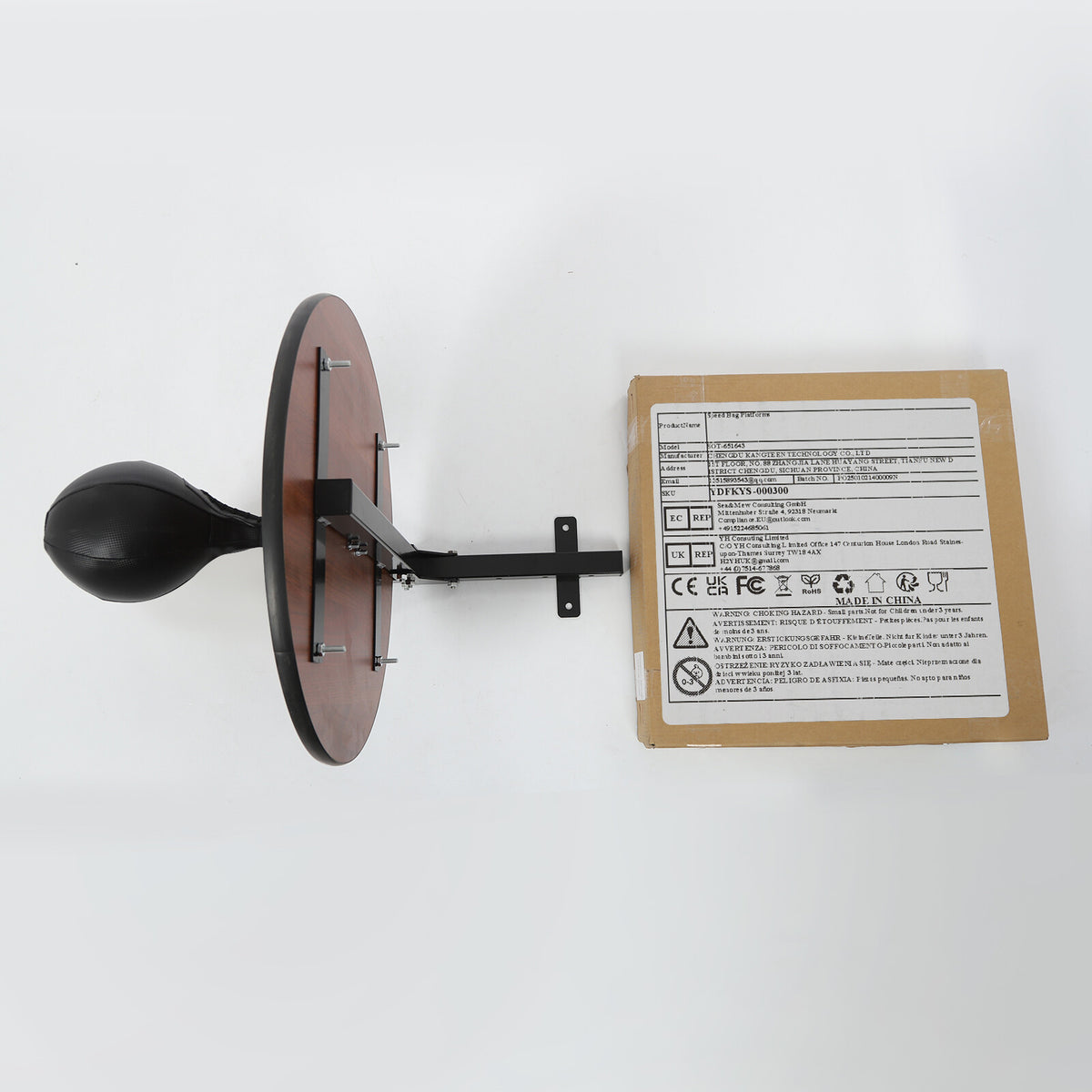 Heavy Duty Speed Bag Platform Kit for Boxing Training with Punching Ball